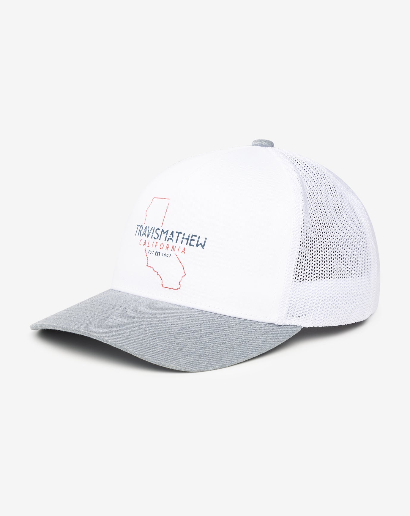 White Travis Mathew Almost Weather Snapback Hat