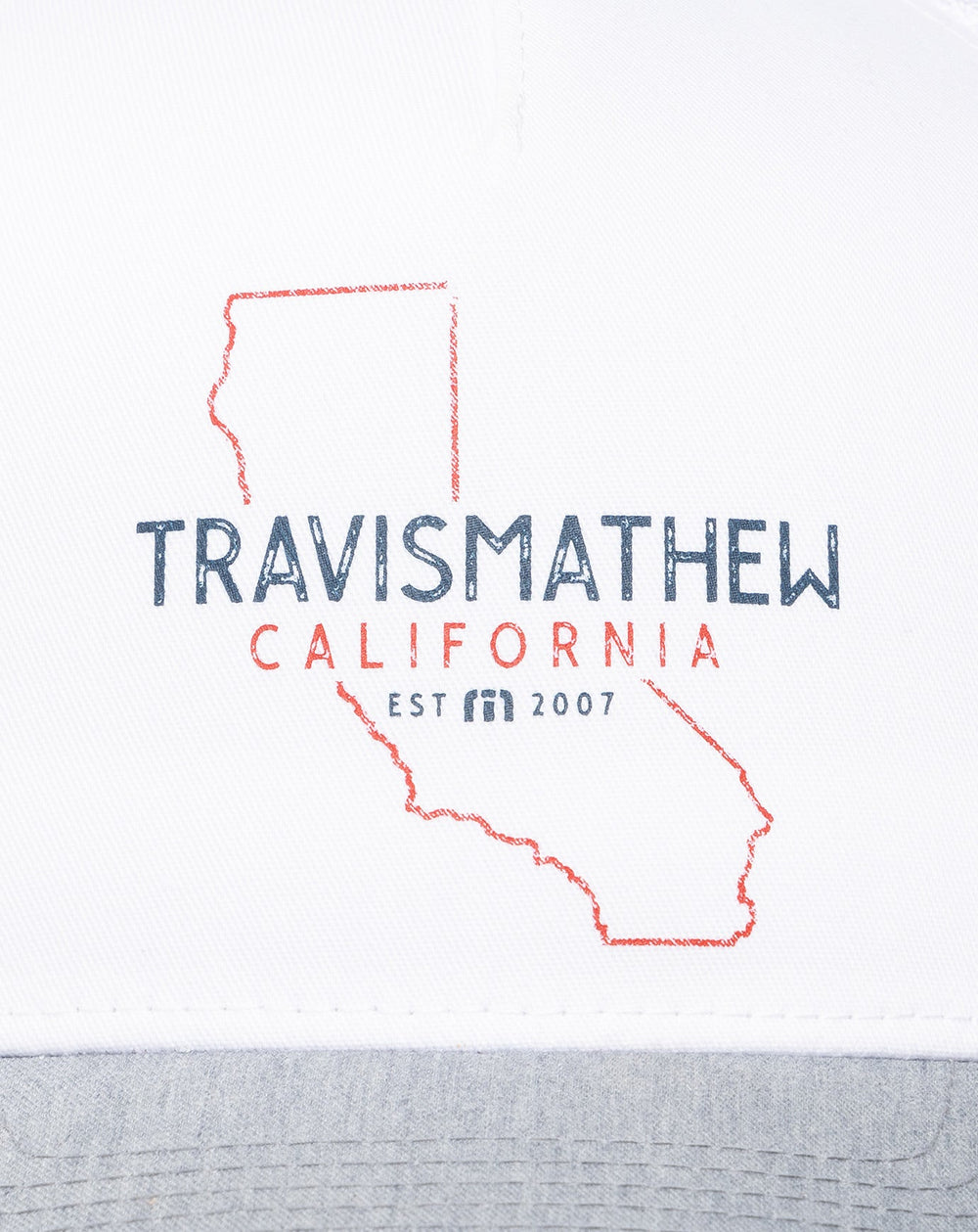 White Travis Mathew Almost Weather Snapback Hat