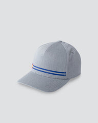 Heather Grey Travis Mathew Side Cut Snapback Hat