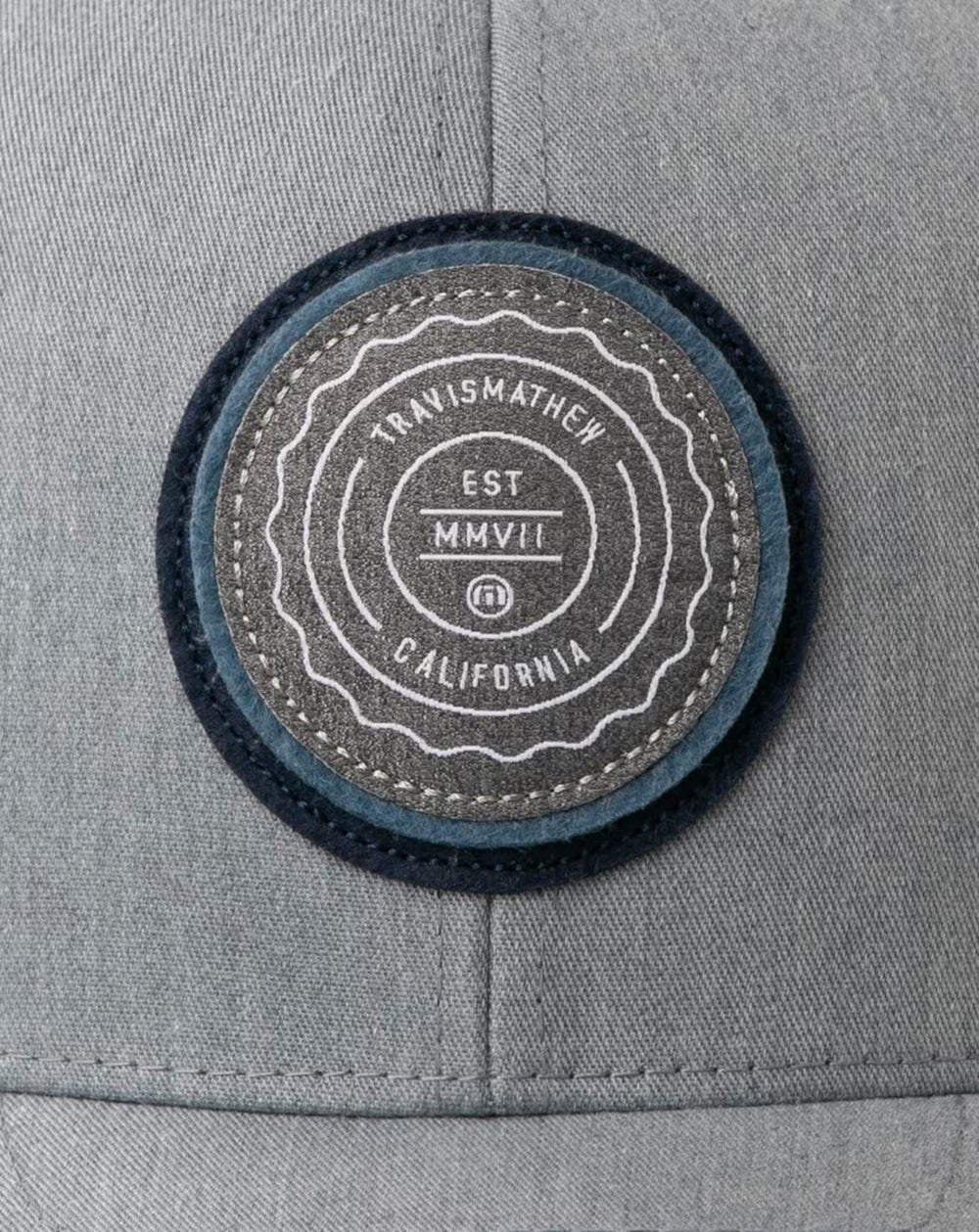 Heather Grey Travis Mathew The Patch Snapback Hat