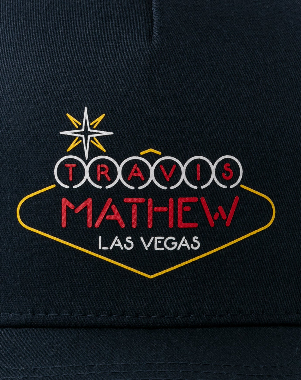 Dark Blue Travis Mathew Neon Magic Snapback Hat