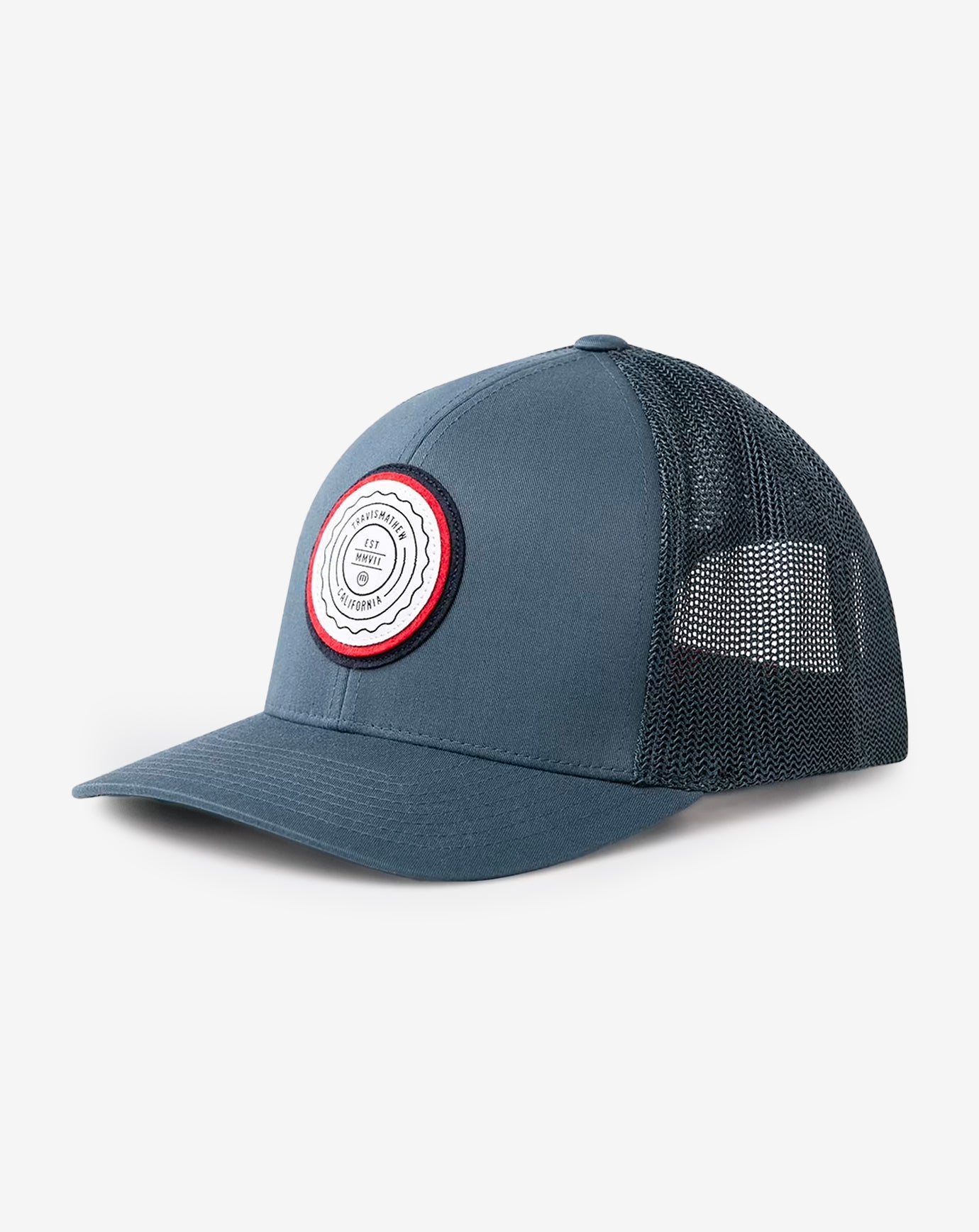 Dark Blue Travis Mathew The Patch Snapback Hat