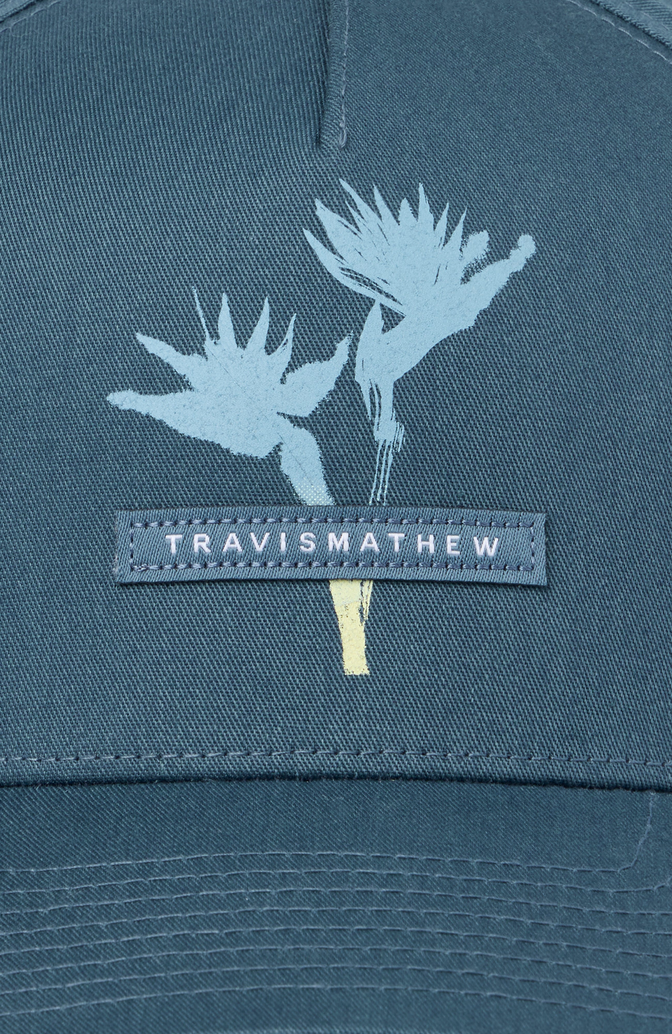 Dark Teal Travis Mathew Change Of Topic Snapback Hat