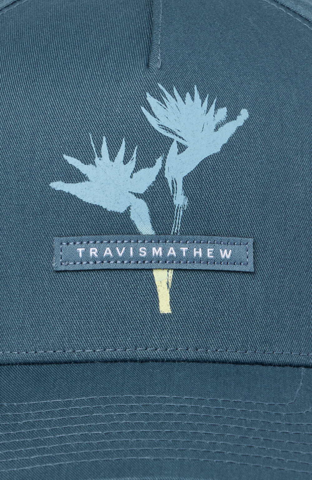 Dark Teal Travis Mathew Change Of Topic Snapback Hat