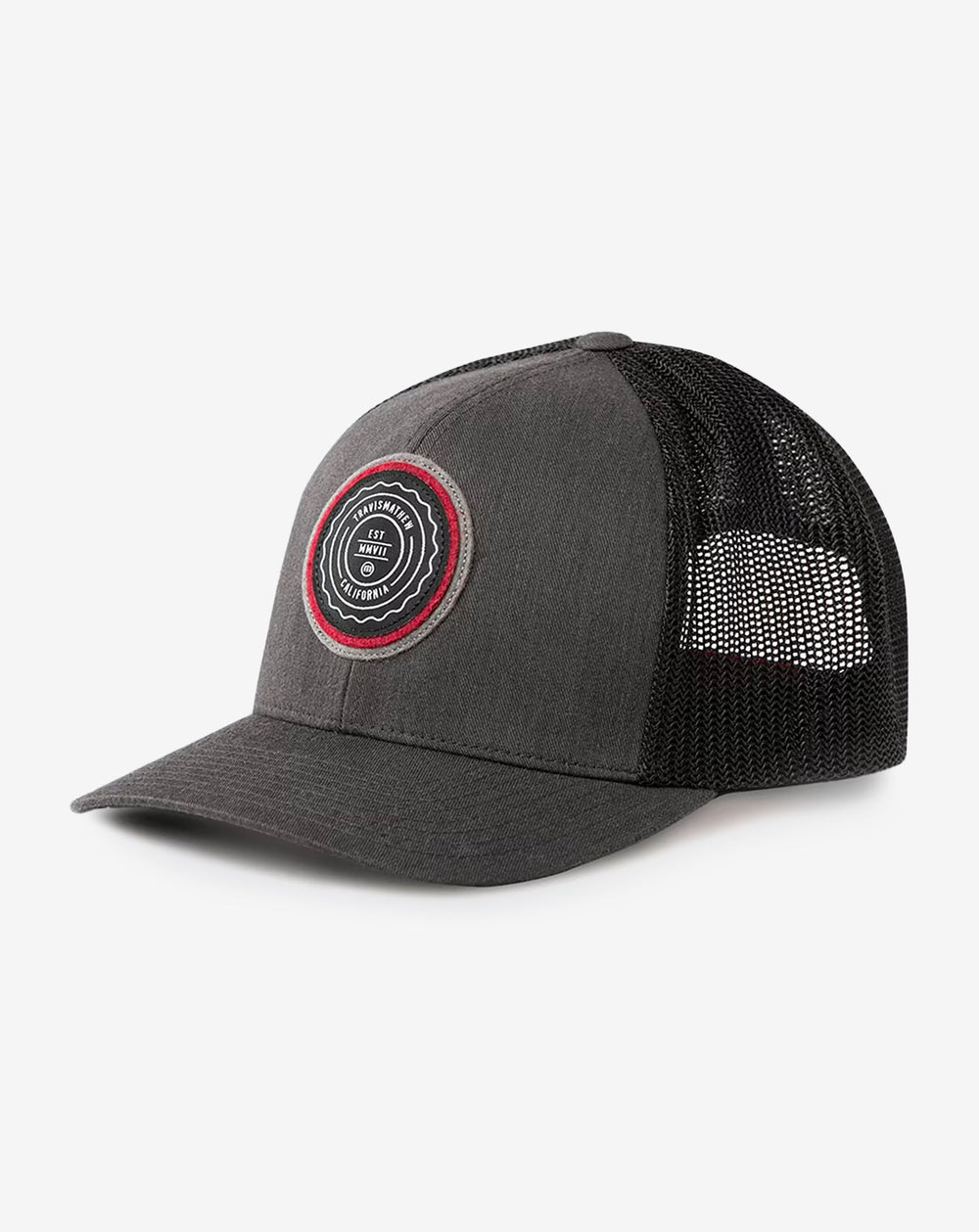 Heather Grey Pinstripe Travis Mathew The Patch Snapback Hat