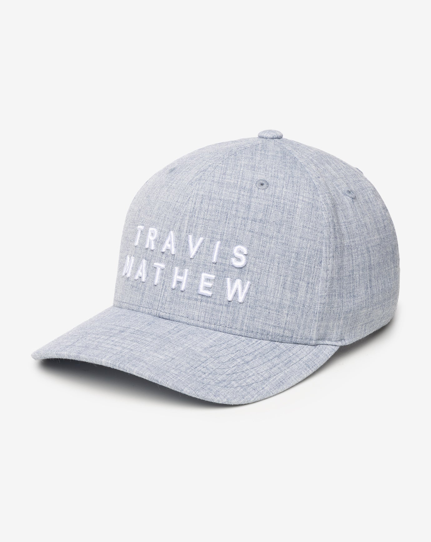 Heather Light Blue Travis Mathew Rockdale Snapback Hat