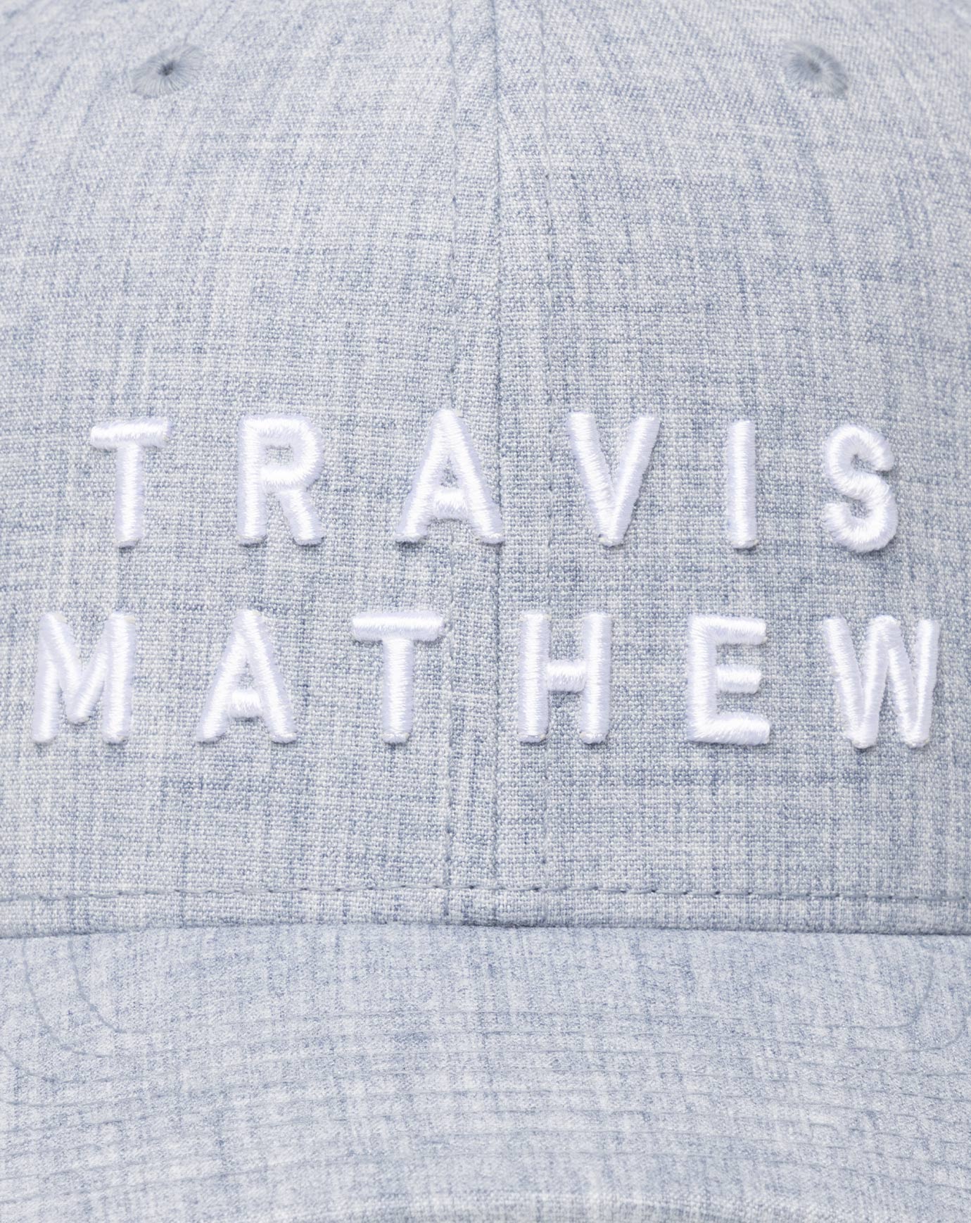 Heather Light Blue Travis Mathew Rockdale Snapback Hat