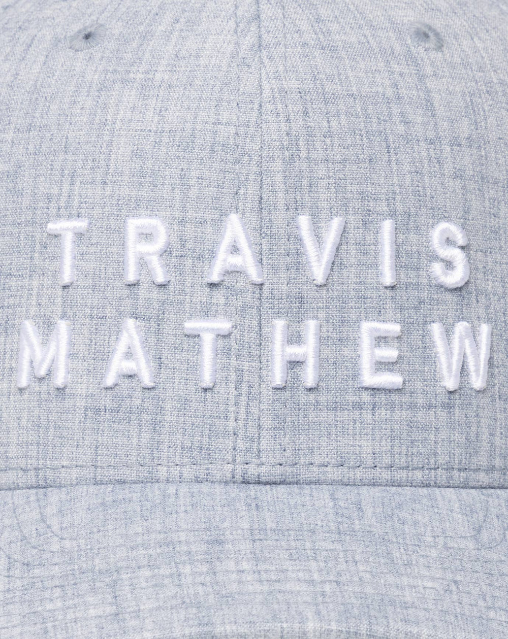 Heather Light Blue Travis Mathew Rockdale Snapback Hat