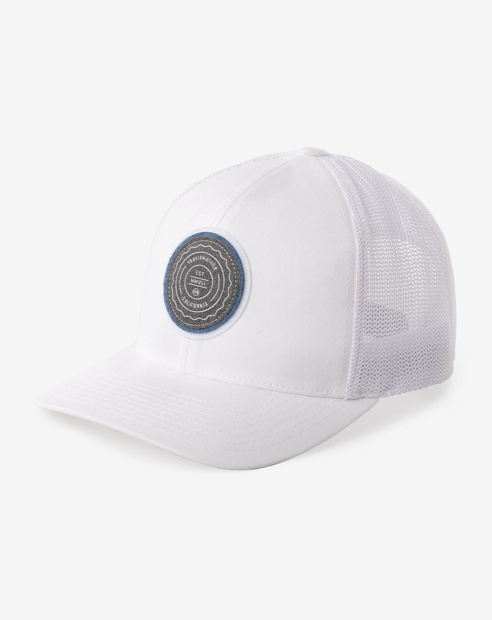 White Travis Mathew The Patch Snapback Hat