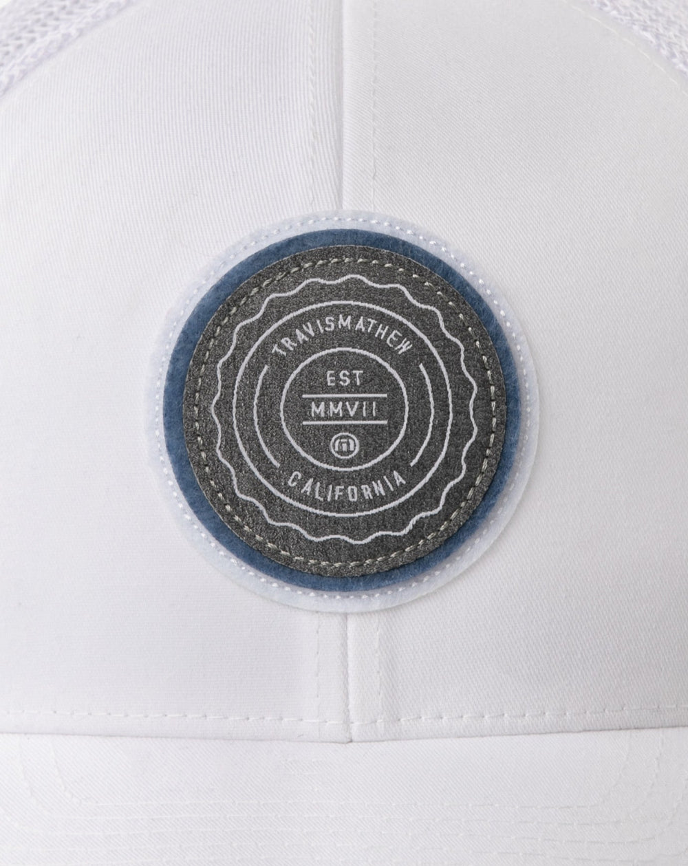 White Travis Mathew The Patch Snapback Hat