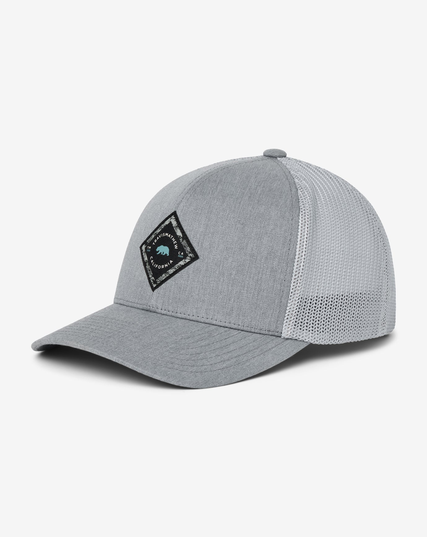 Heather Grey Travis Mathew June Lake Loop 2.0 Snapback Hat
