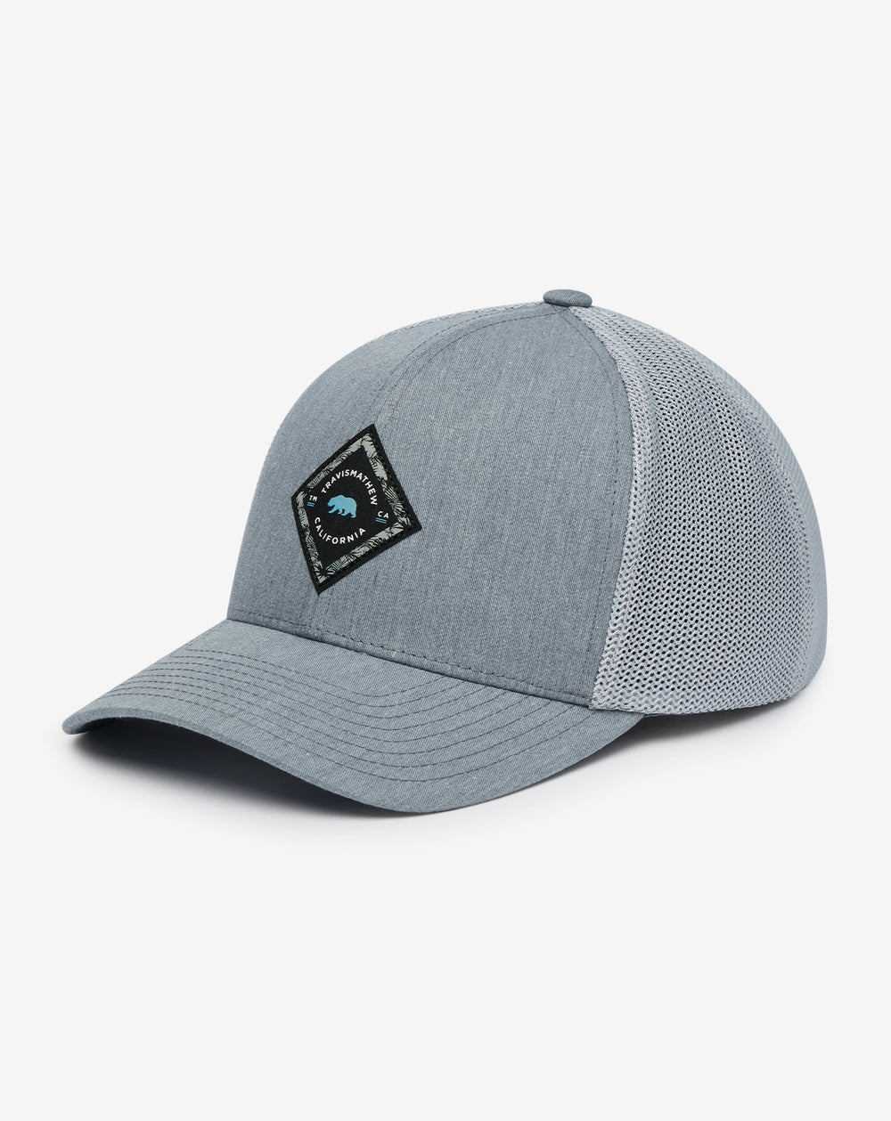 Heather Grey Travis Mathew June Lake Loop 2.0 Snapback Hat