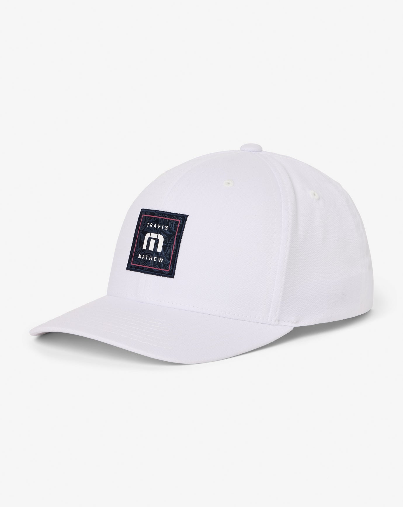 White Travis Mathew Final Boarding Snapback Hat