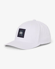 White Travis Mathew Final Boarding Snapback Hat