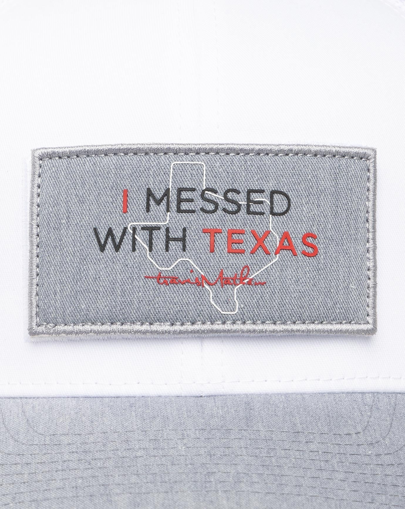 White Travis Mathew Barton Springs Snapback Hat
