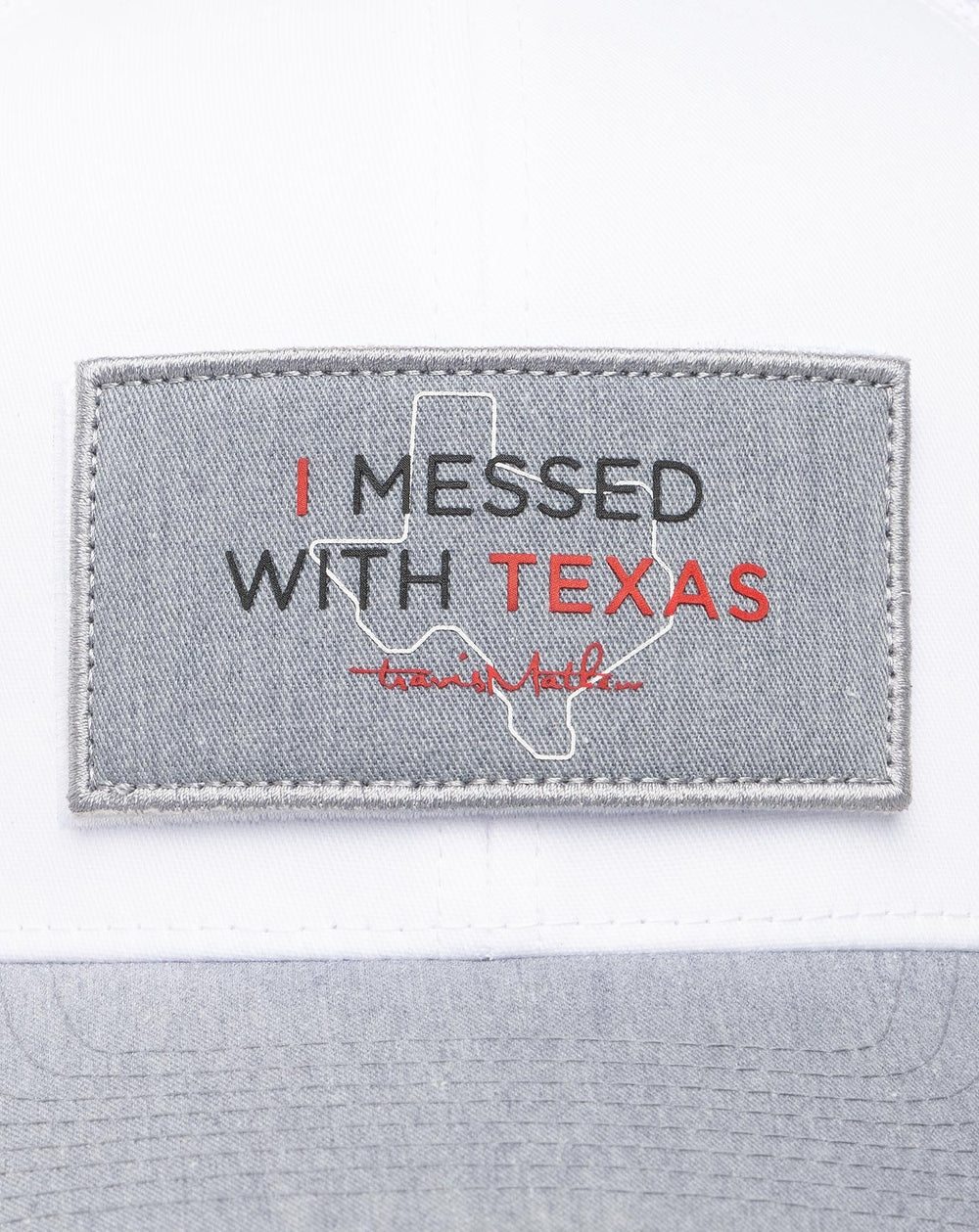 White Travis Mathew Barton Springs Snapback Hat
