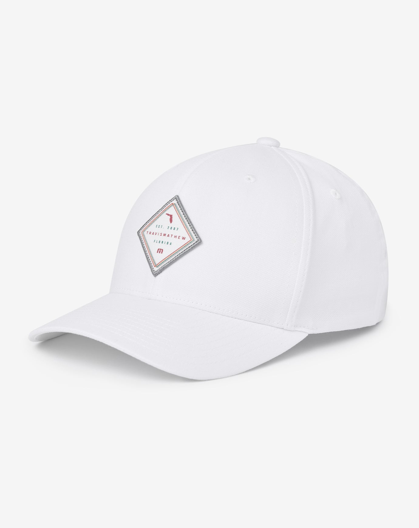 White Travis Mathew Loan Shark Snapback Hat