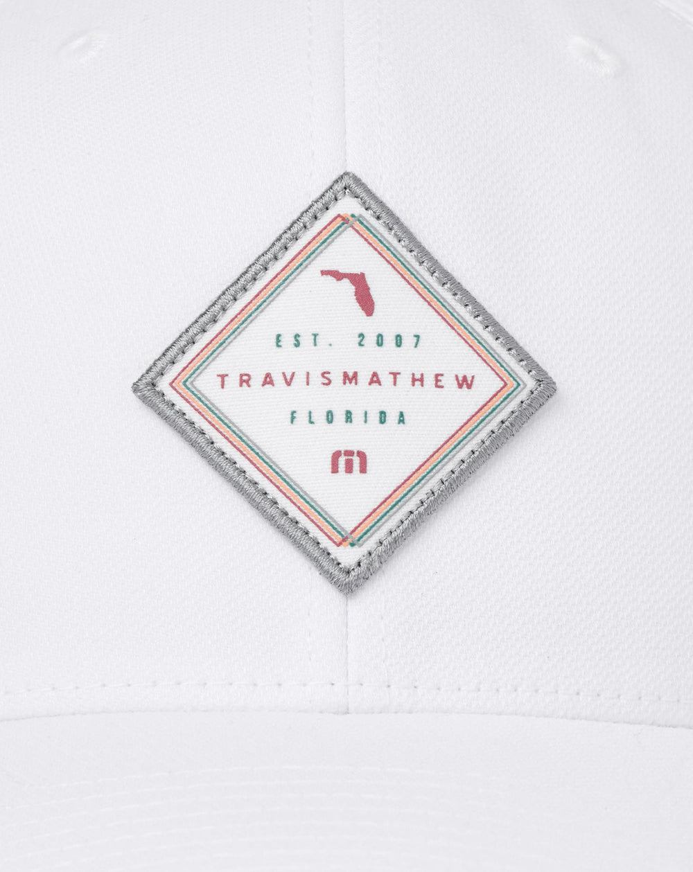 White Travis Mathew Loan Shark Snapback Hat