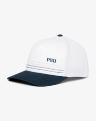 White Travis Mathew PSU Drum Major Snapback Hat