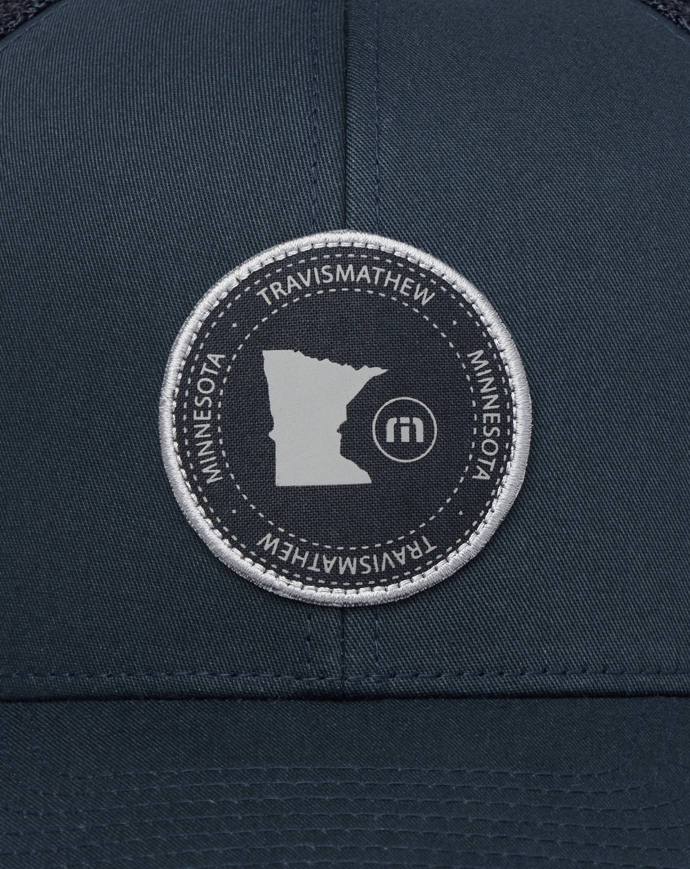Navy Travis Mathew Oh For Sure 2.0 Snapback Hat