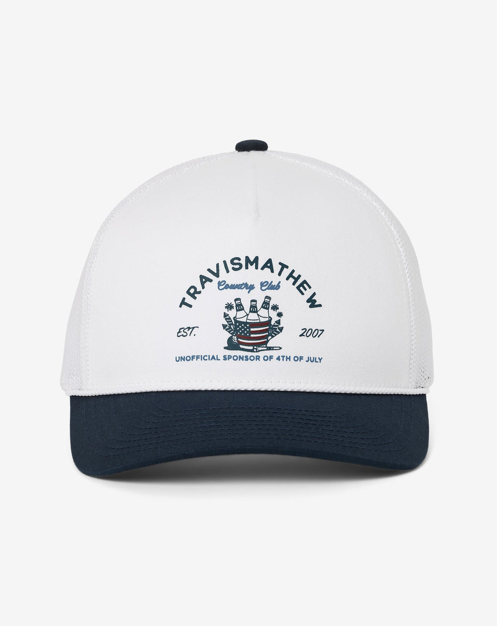 White Travis Mathew Firecracker Fiesta Snapback Hat