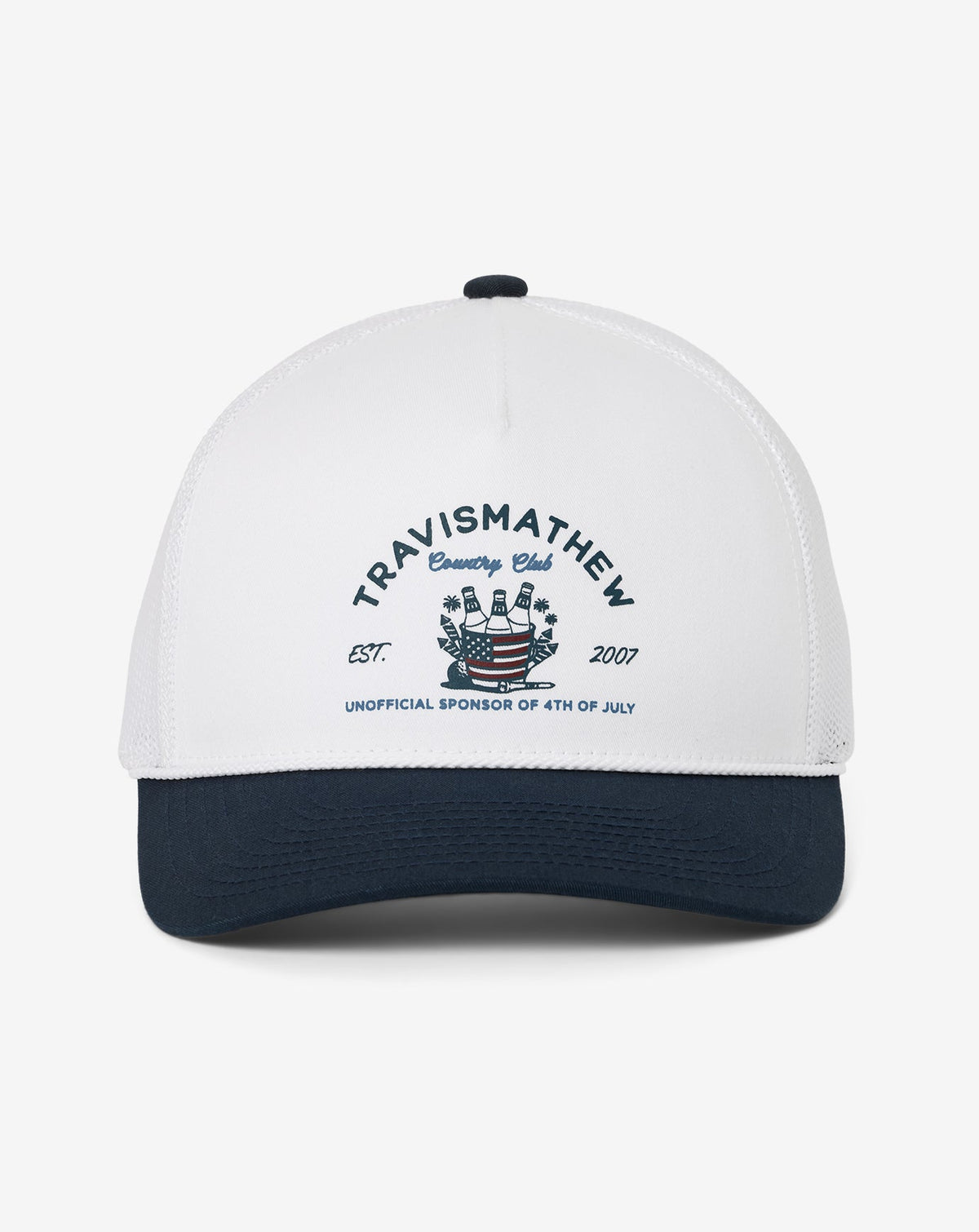 White Travis Mathew Firecracker Fiesta Snapback Hat