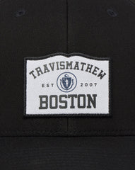 Black Travis Mathew Boylston 2.0 Snapback Hat