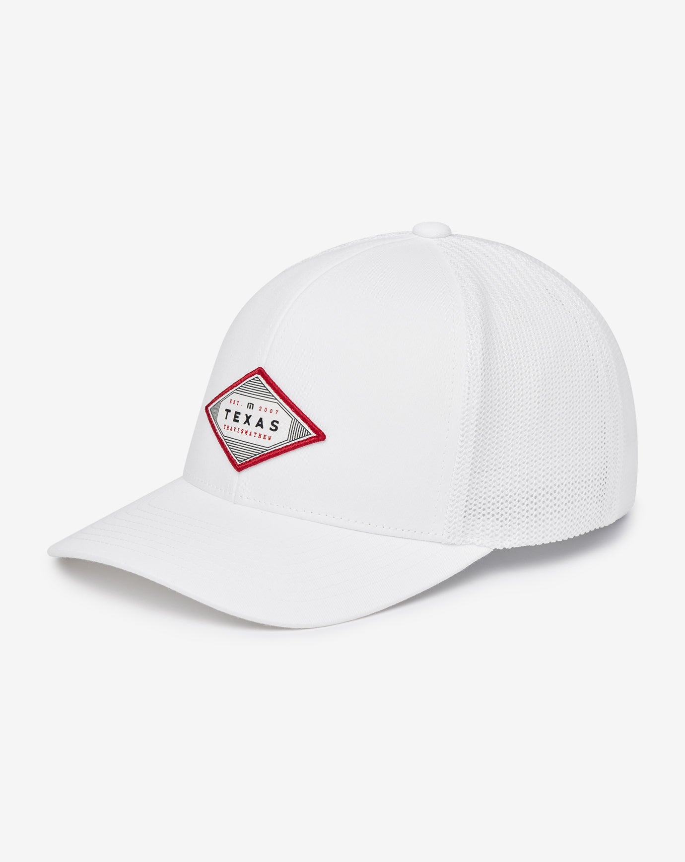 White Travis Mathew Bellville Tx 2.0 Snapback Hat