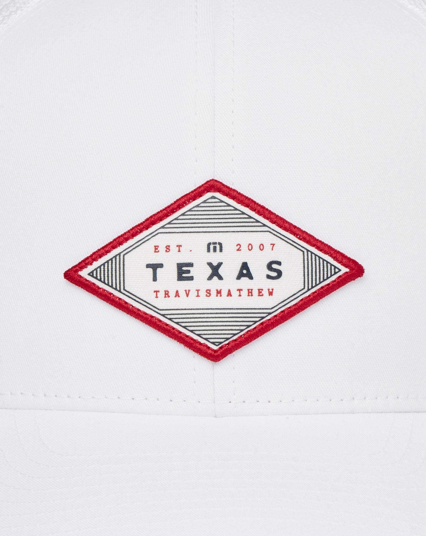 White Travis Mathew Bellville Tx 2.0 Snapback Hat