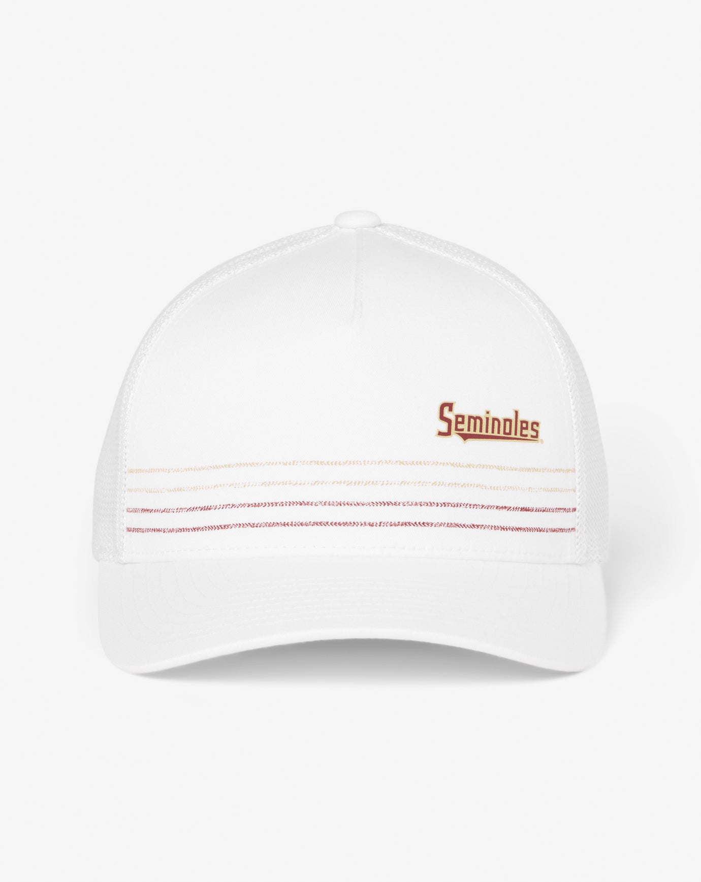 White Travis Mathew FSU Drum Major Snapback Hat