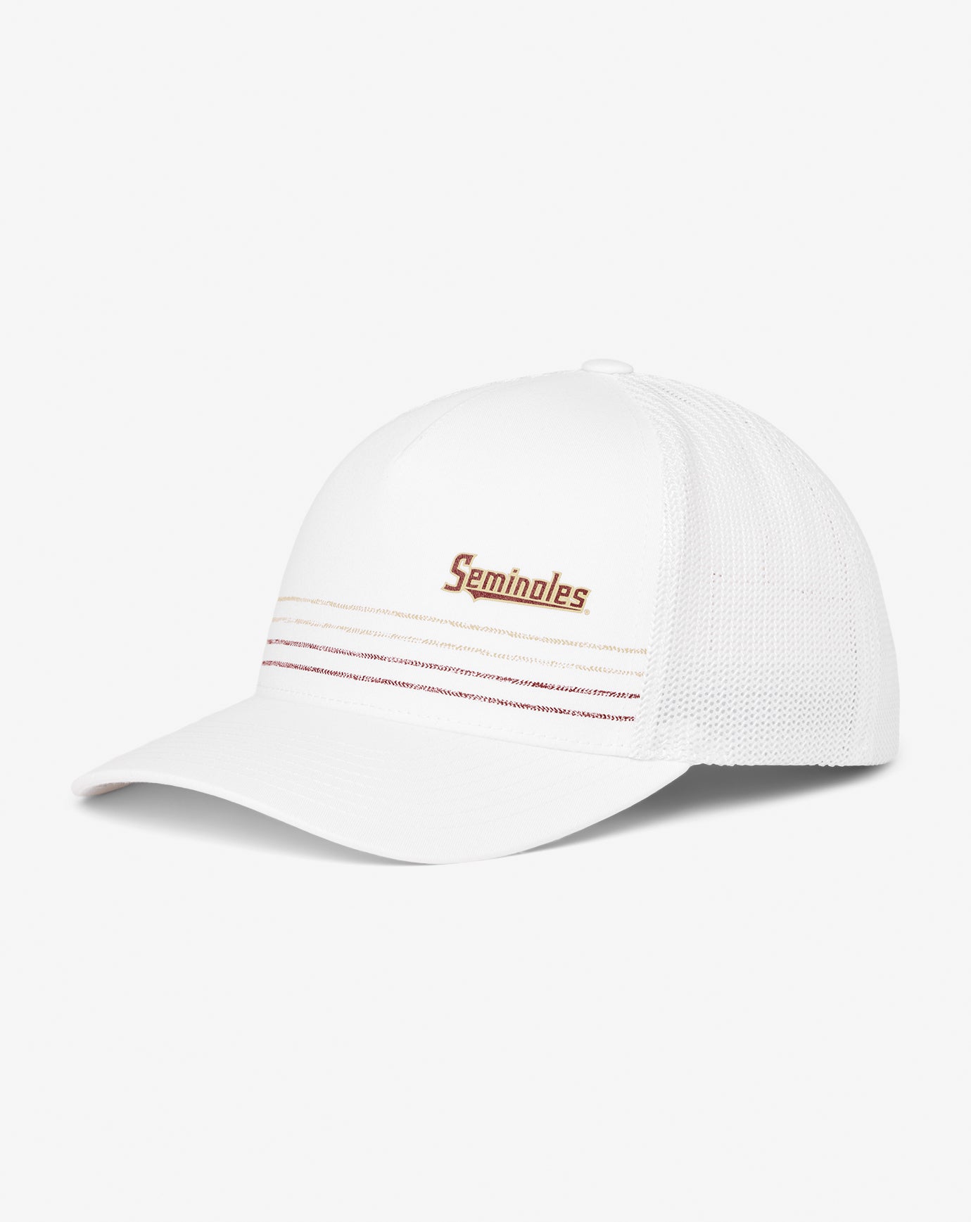 White Travis Mathew FSU Drum Major Snapback Hat