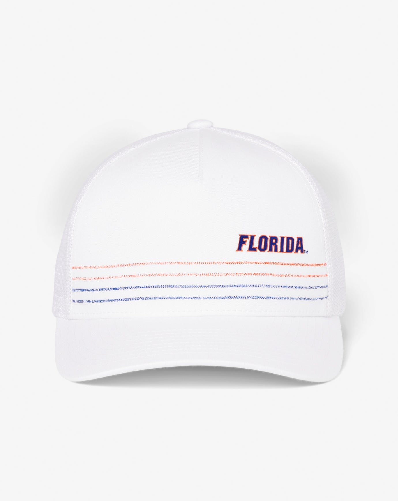 White Travis Mathew Florida Drum Major Snapback Hat