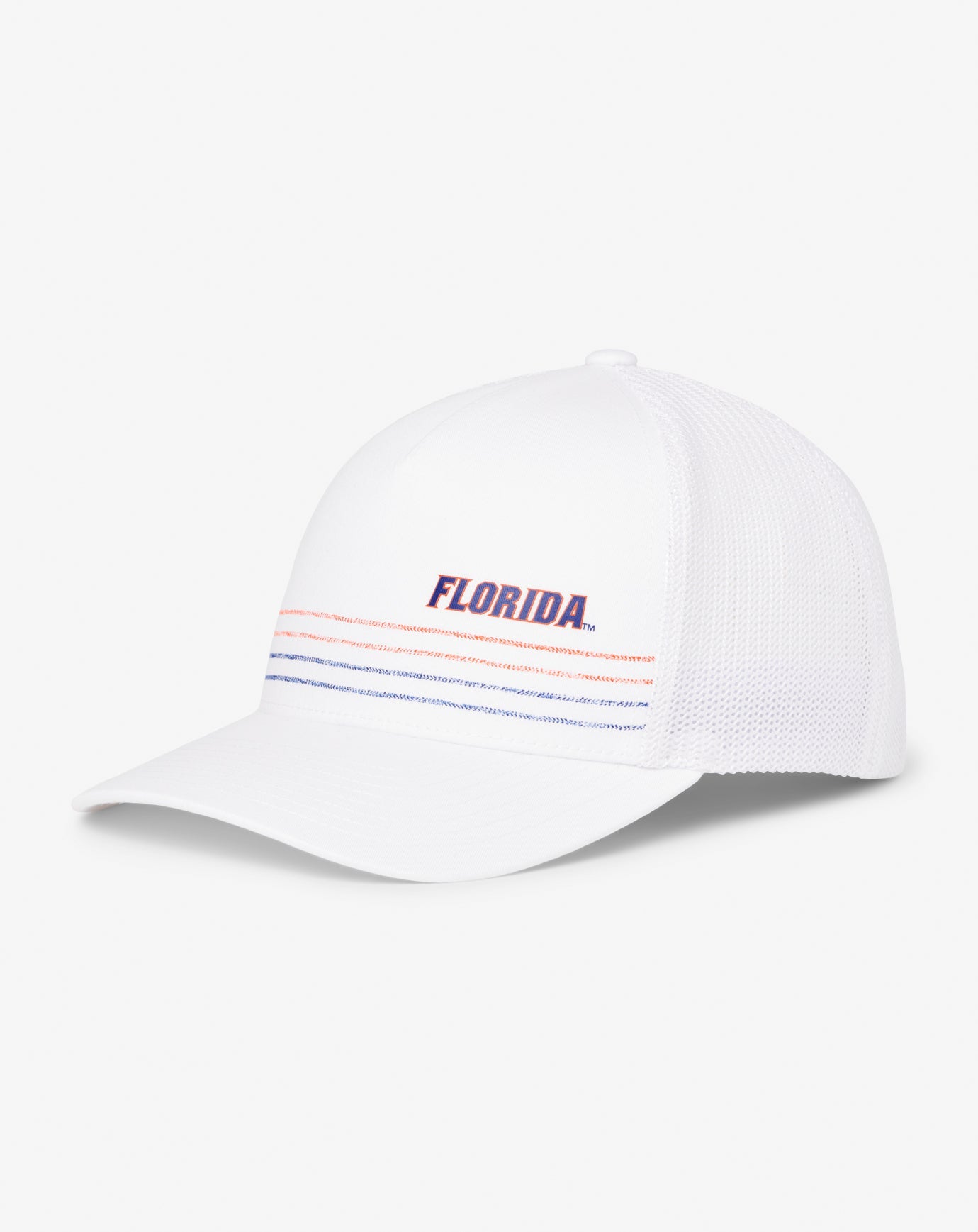 White Travis Mathew Florida Drum Major Snapback Hat