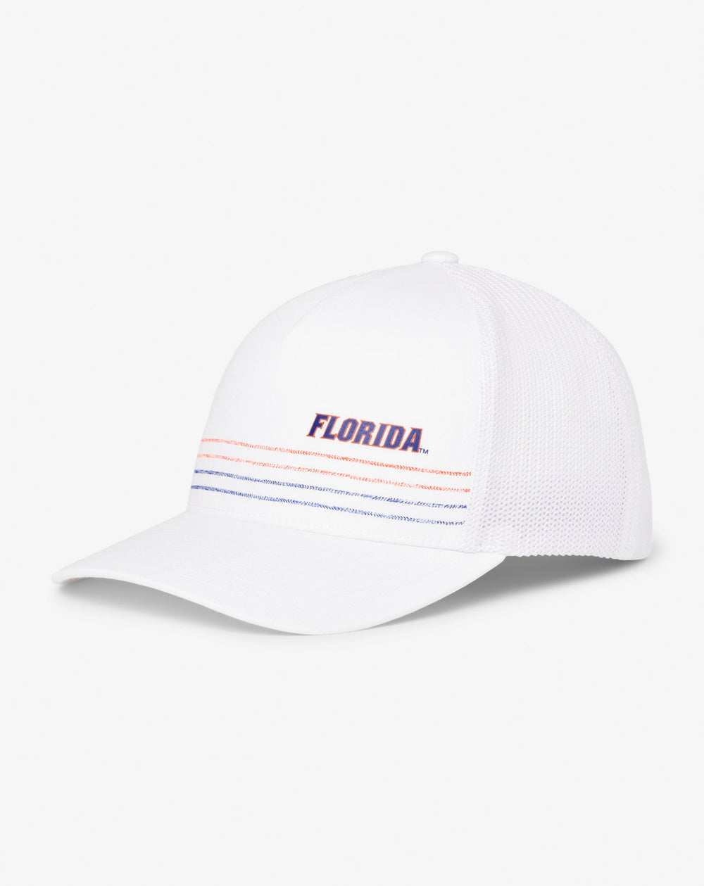 White Travis Mathew Florida Drum Major Snapback Hat