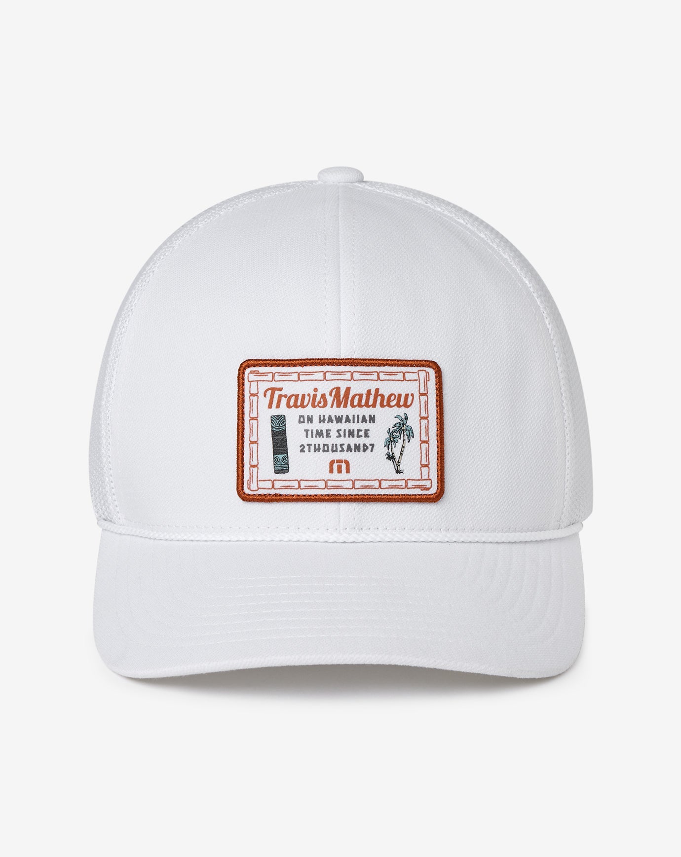 White Travis Mathew Haupaia Pie Snapback Hat