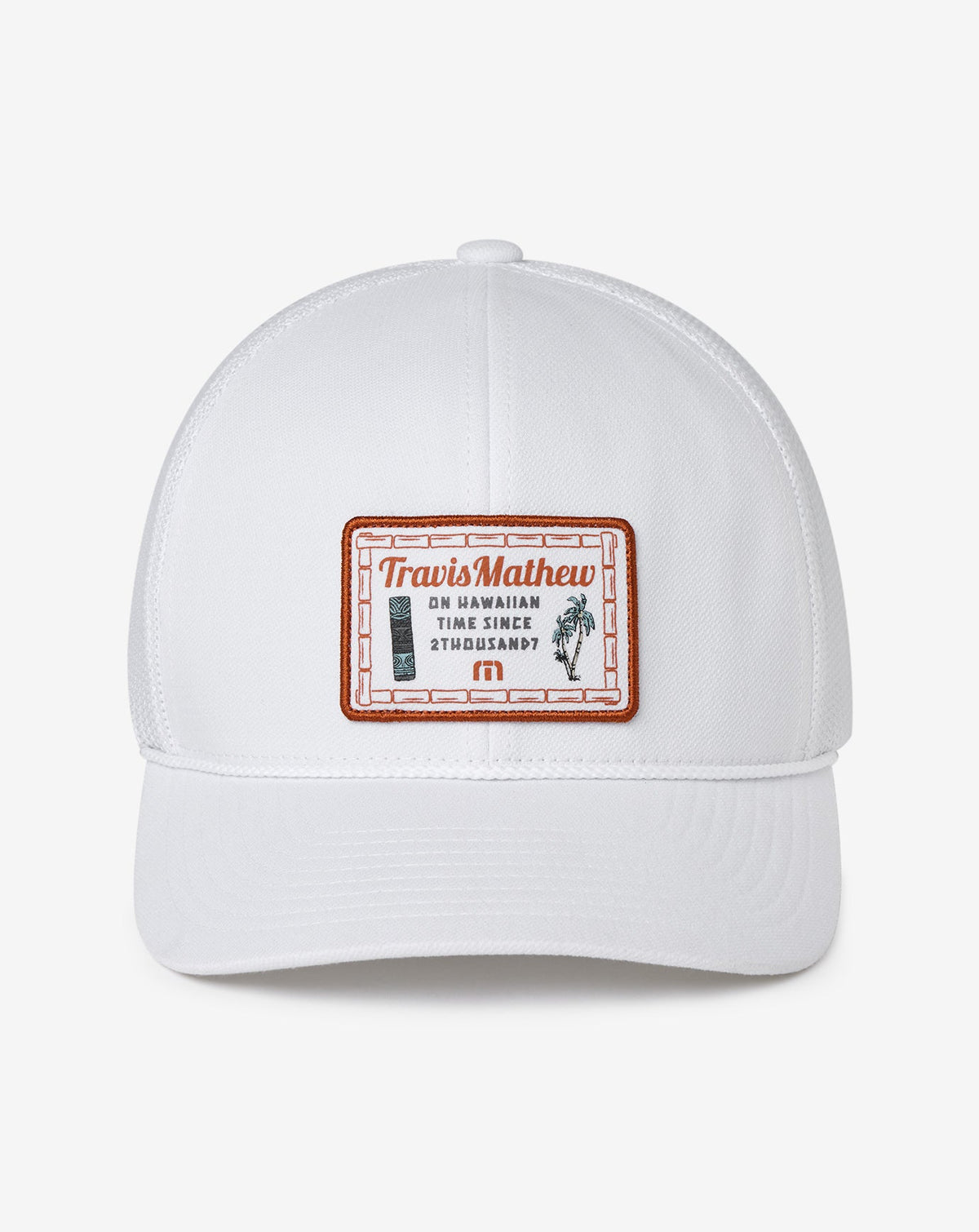 White Travis Mathew Haupaia Pie Snapback Hat