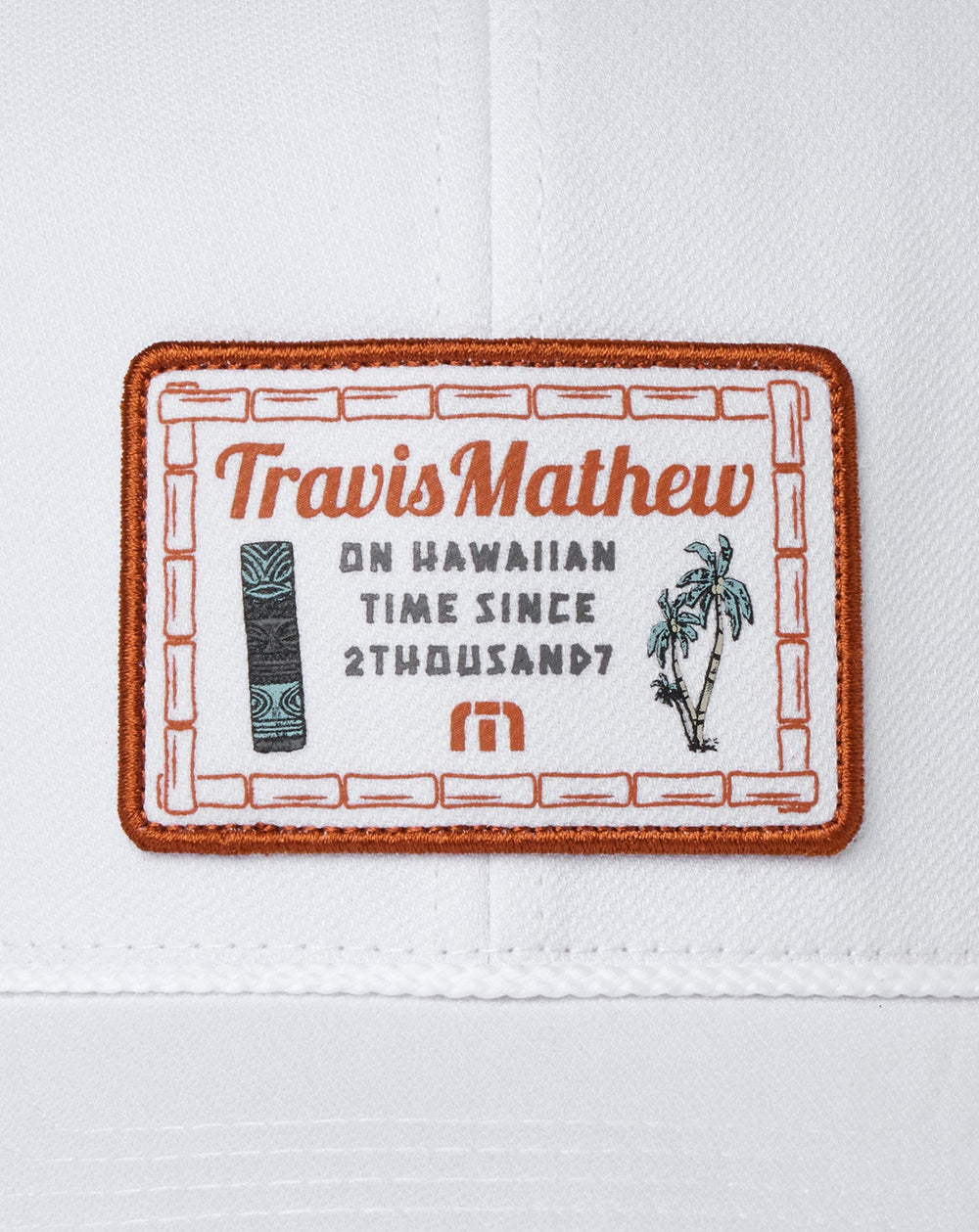 White Travis Mathew Haupaia Pie Snapback Hat