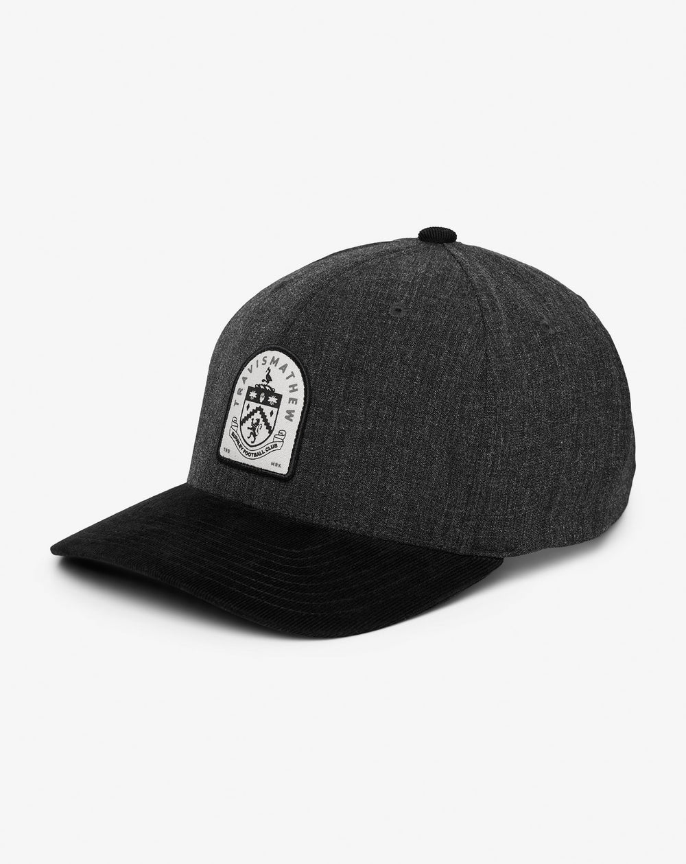 Black Travis Mathew Burnley Rustic Road Snapback Hat