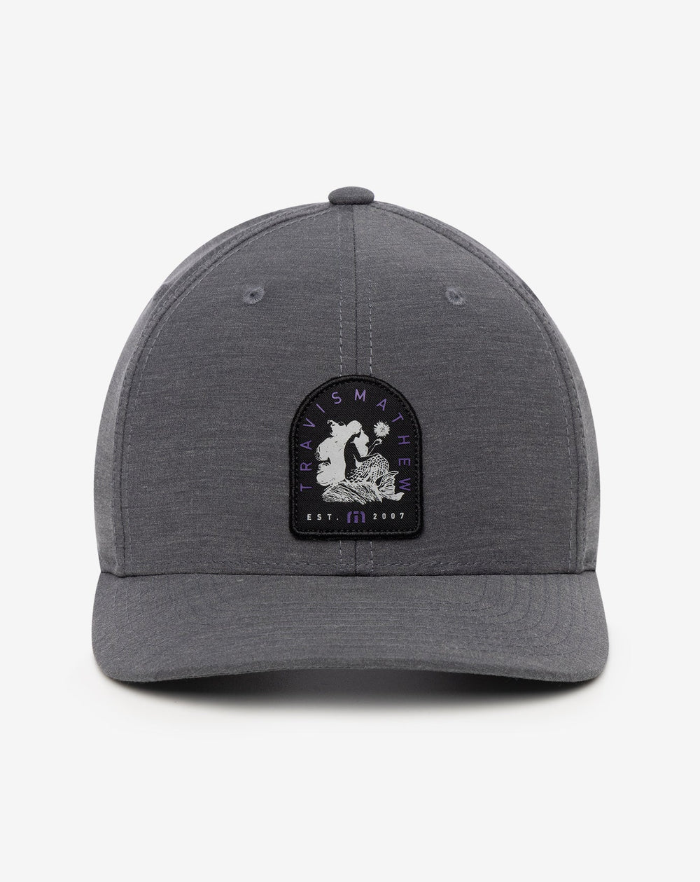 Heather Grey Pinstripe Travis Mathew Myths And Legends Snapback Hat