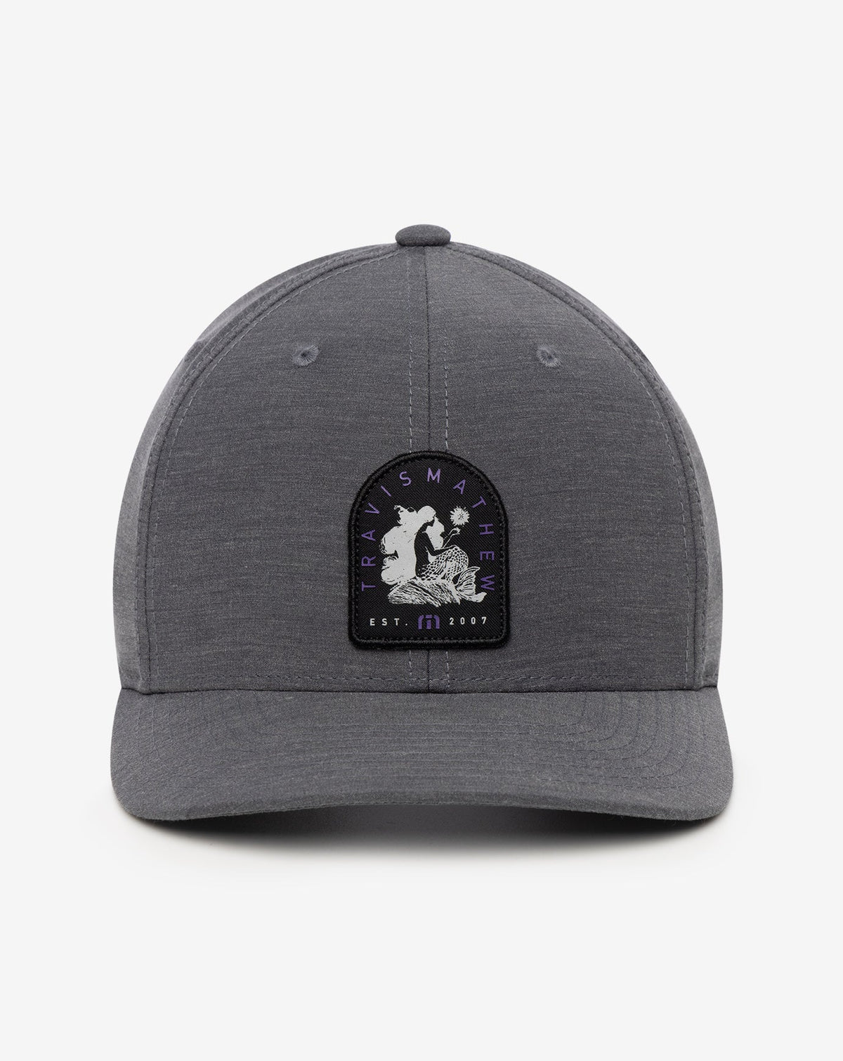 Heather Grey Pinstripe Travis Mathew Myths And Legends Snapback Hat