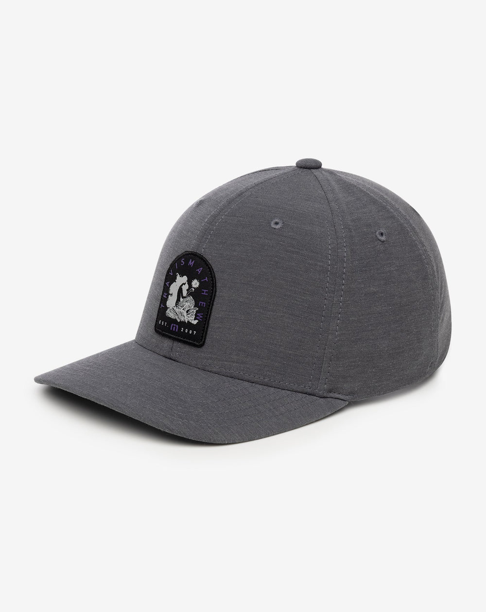 Heather Grey Pinstripe Travis Mathew Myths And Legends Snapback Hat