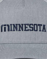 Heather Grey Travis Mathew Nice 2.0 Snapback Hat