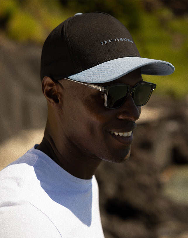 Black Travis Mathew Main Port Snapback Hat