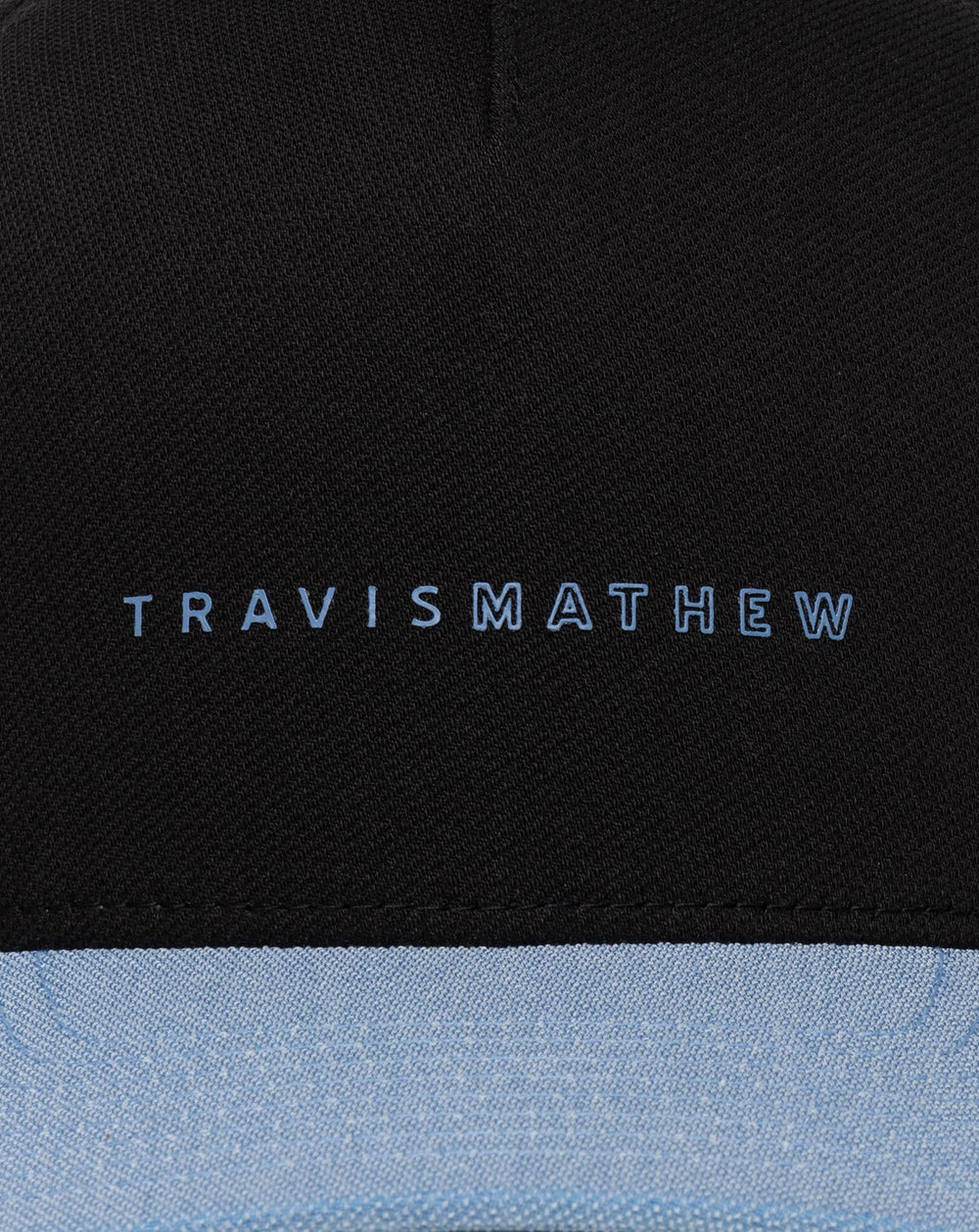 Black Travis Mathew Main Port Snapback Hat