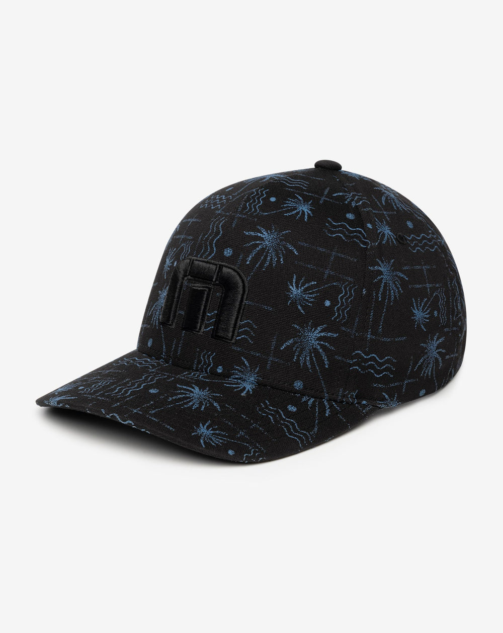 Black Travis Mathew Dorsal Fin Snapback Hat