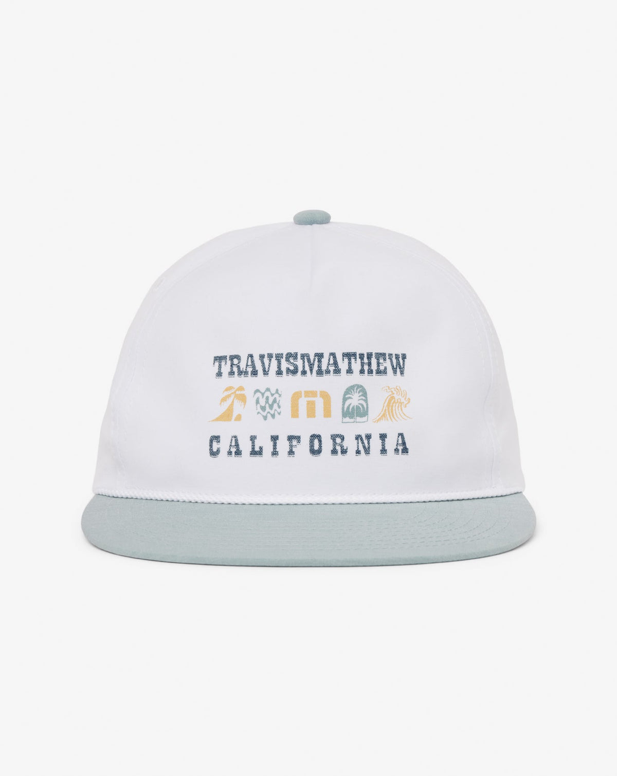 White Travis Mathew Sequoia Spirit Snapback Hat