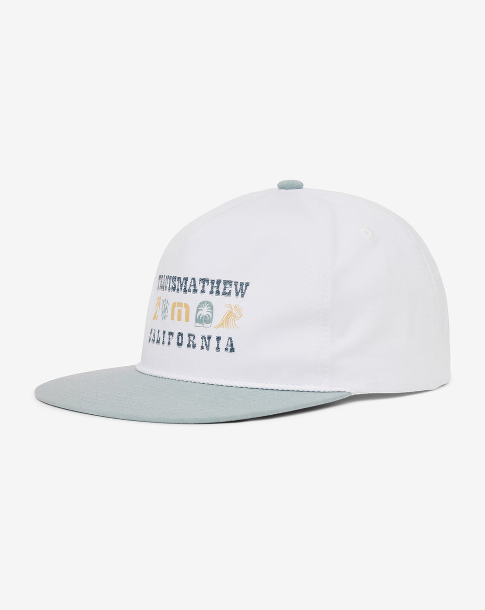 White Travis Mathew Sequoia Spirit Snapback Hat