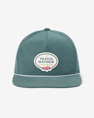 Silver Pine Travis Mathew Patron Badge Snapback Hat