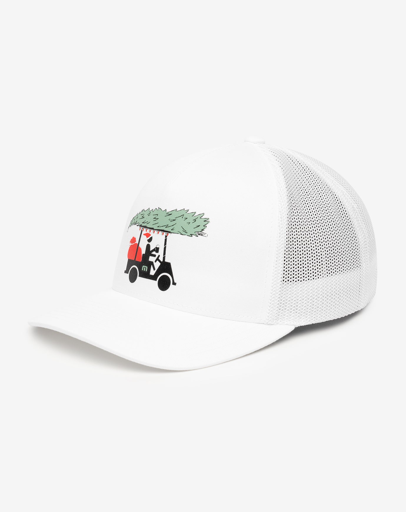 White Travis Mathew Bag Of Gifts Snapback Hat