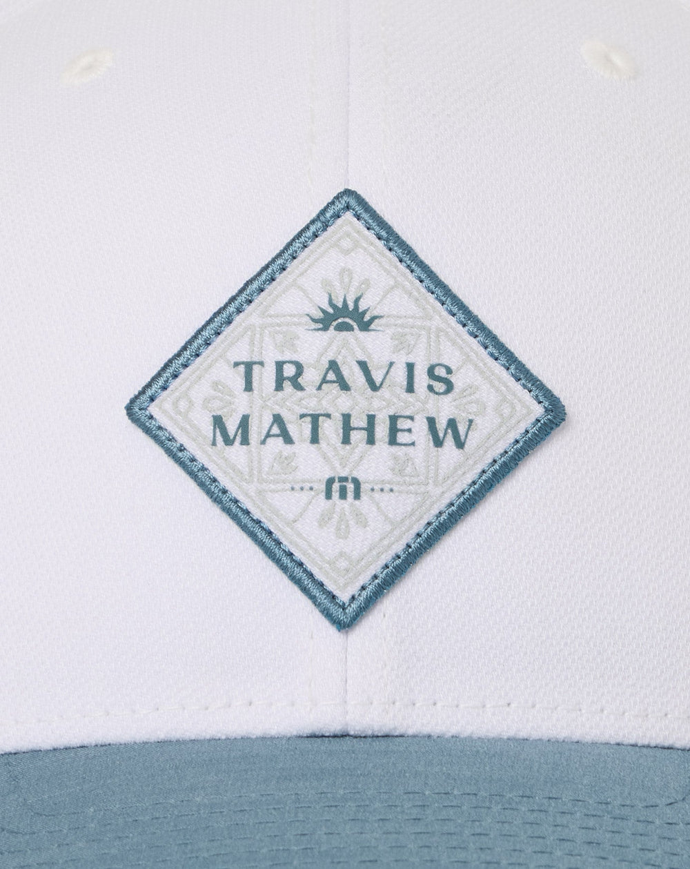White Travis Mathew Base Fare Snapback Hat